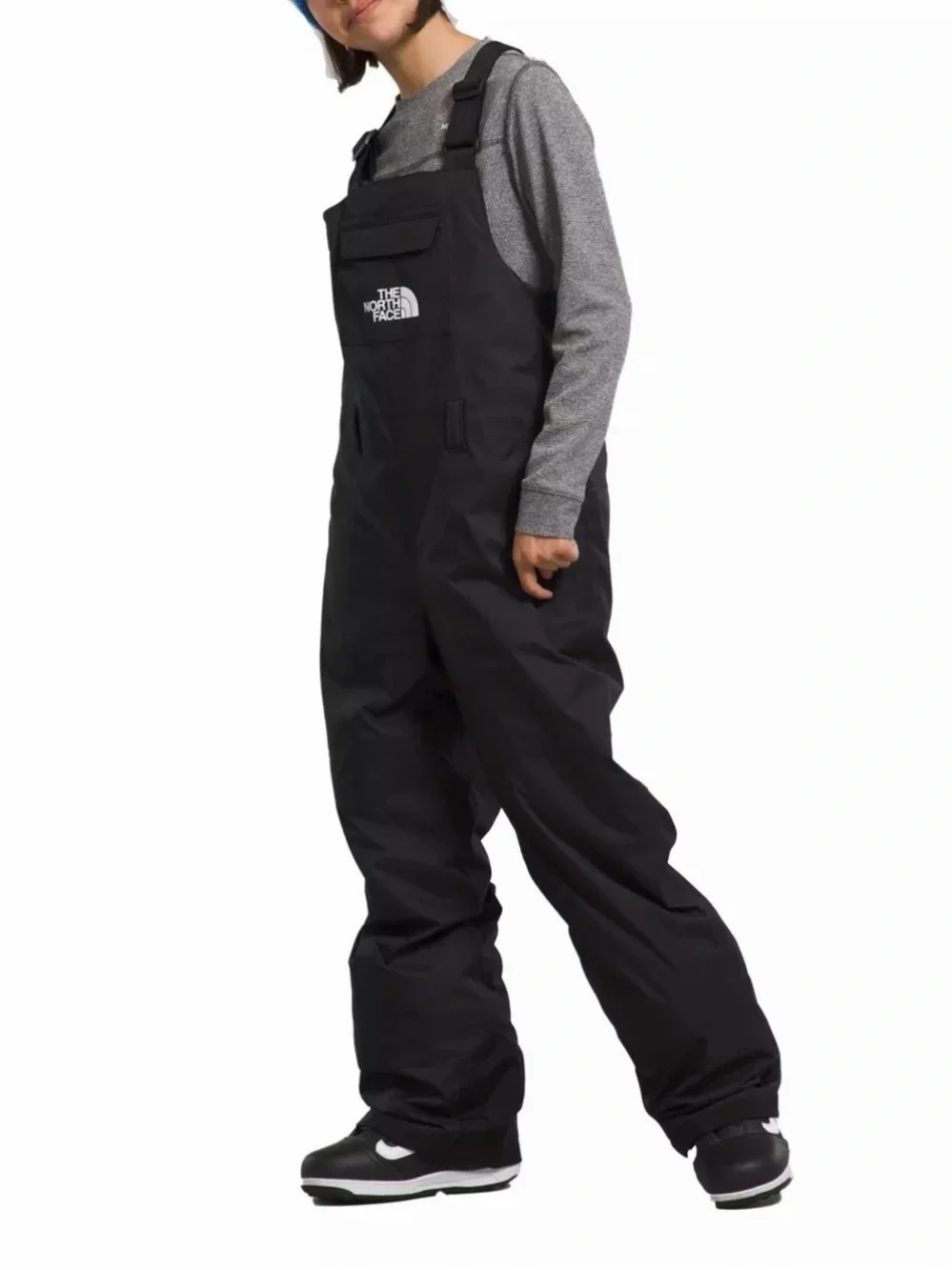 The North Face Youth Front Logo Freedom Snow Bibs.